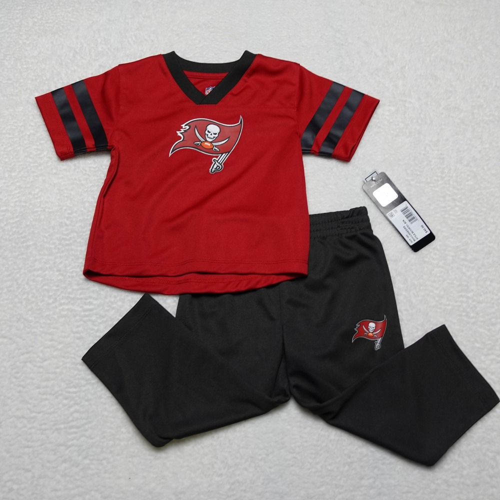 NFL Tampa Bay Buccaneers Jersey & Pants Set Baby 18M Red Black 9K1I1RT01-BCN